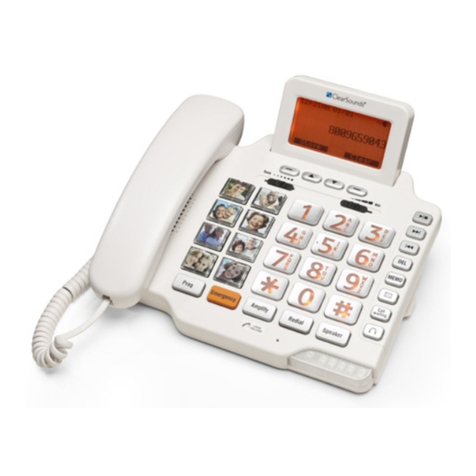 ClearSounds Freedom Phone CSC1000 User manual