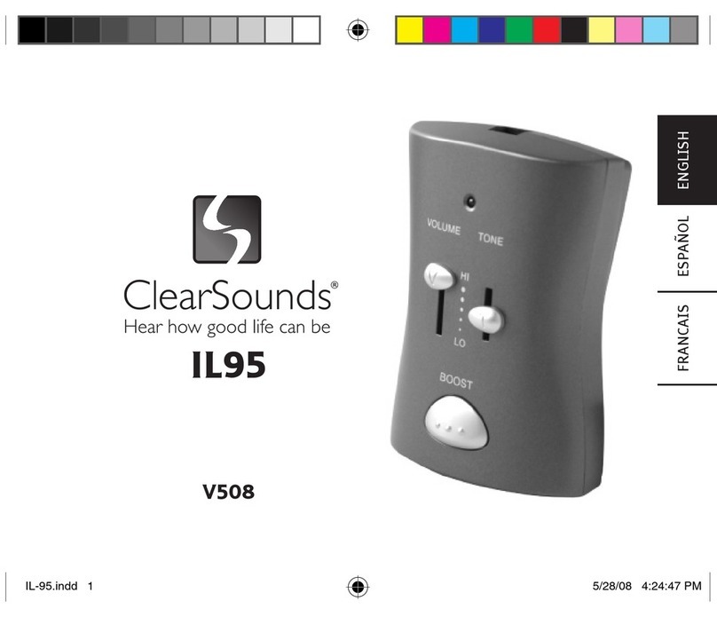 ClearSounds IL95 User manual