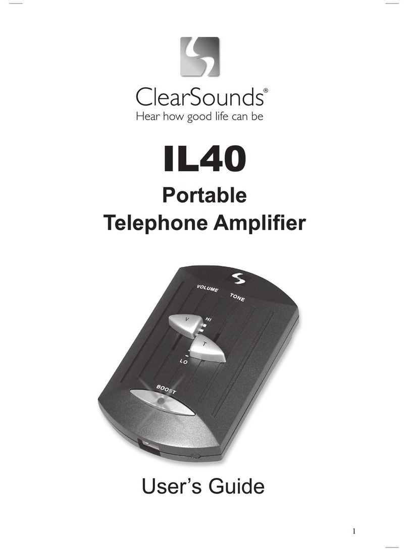 ClearSounds IL40 user guide