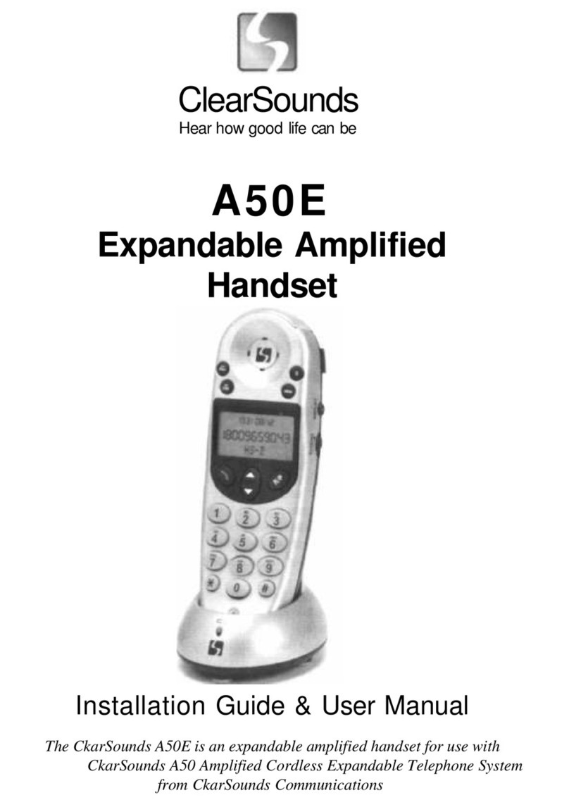 ClearSounds A50E Troubleshooting guide