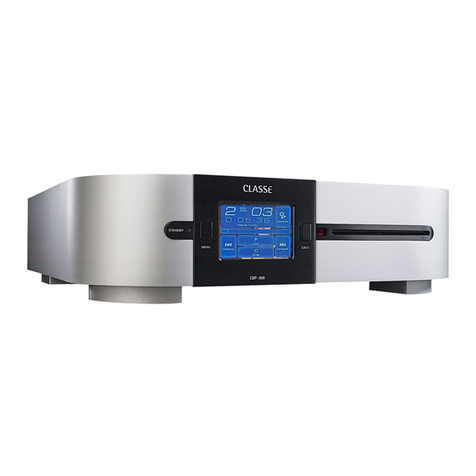 Classe Audio CDP-502 owner's manual