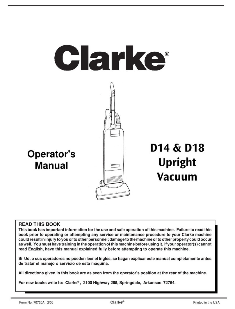 Clarke D14 User manual Clarke D14 User manual