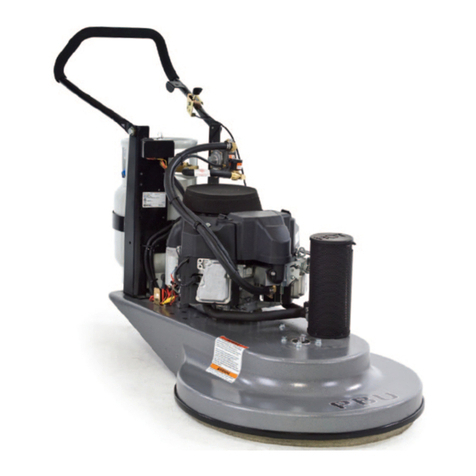 Clarke Propane Floor Burnisher User manual