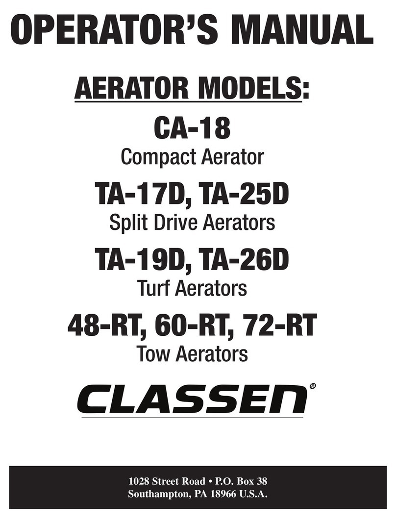 Classen 60-RT Operator's manual
