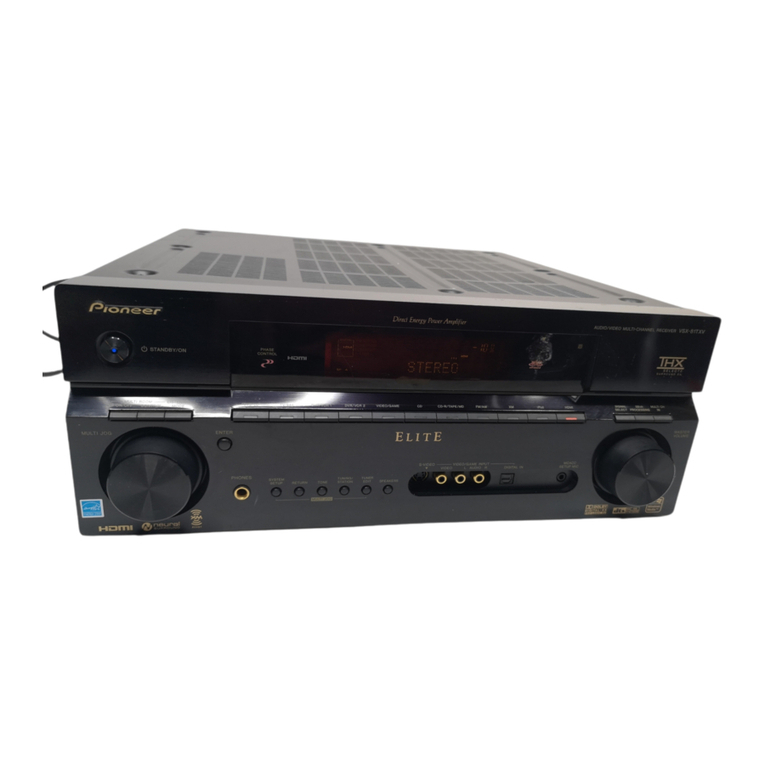 Pioneer Elite VSX-81TXV-S operating instructions