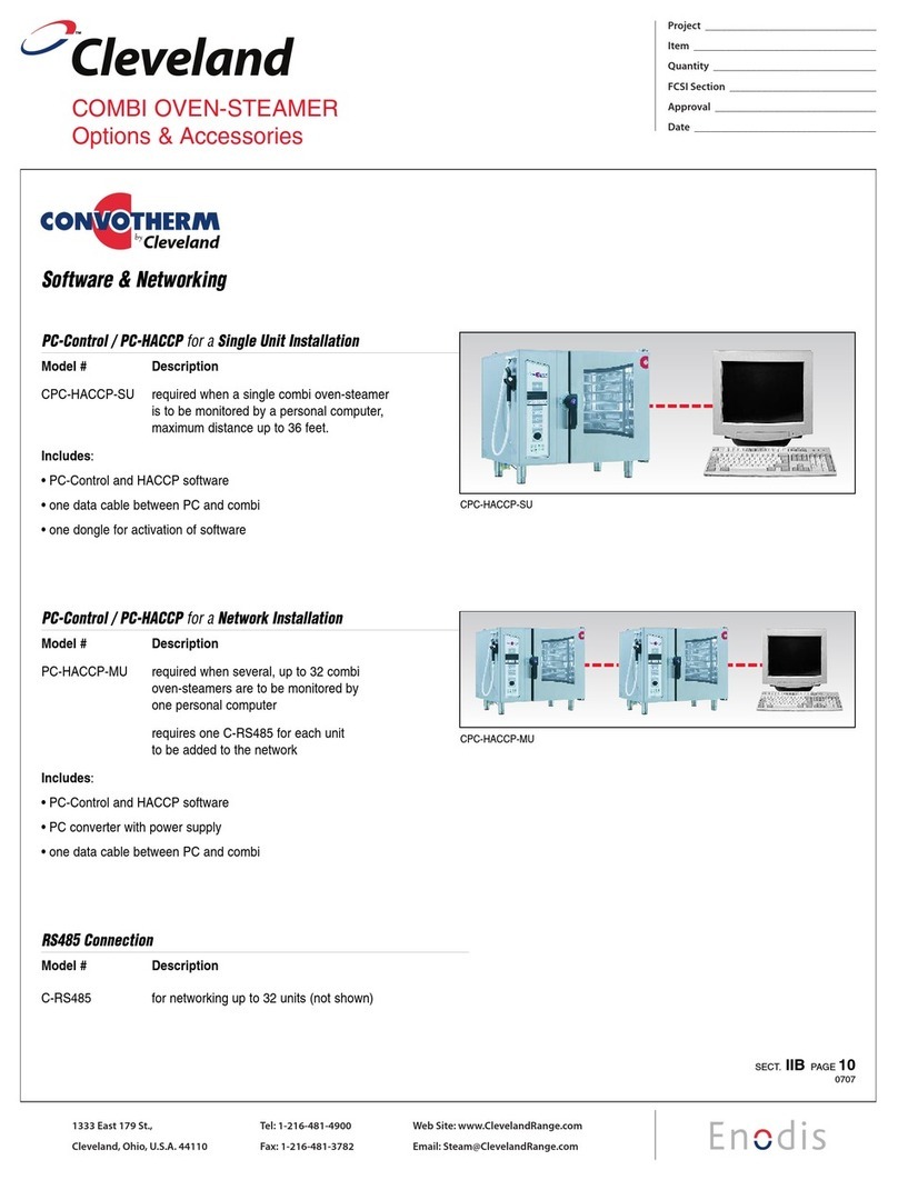 Cleveland C-RS485 Specification sheet