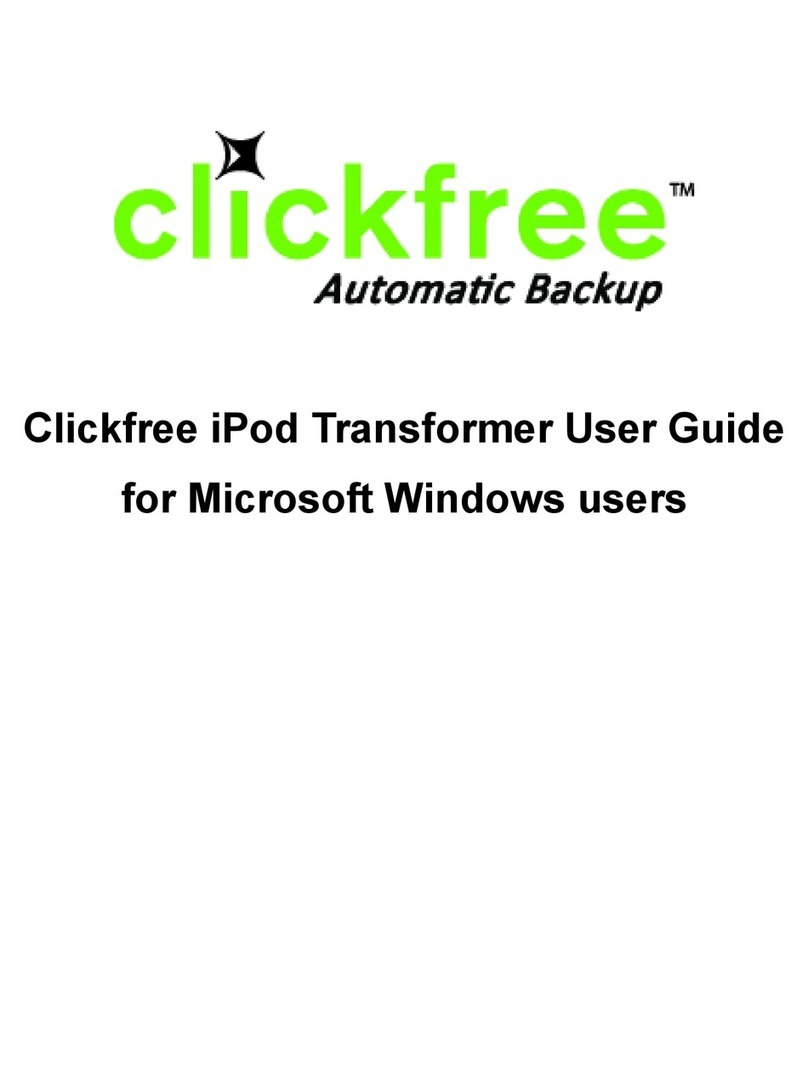 Clickfree iPod Transformer User manual