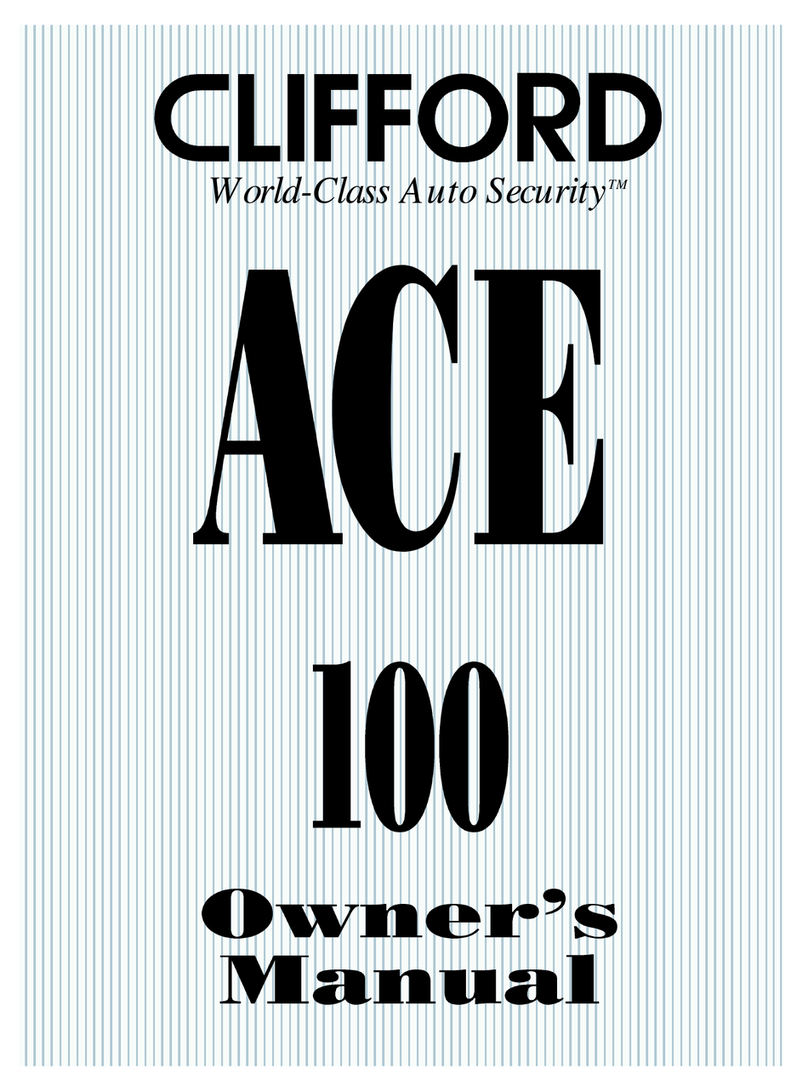 Clifford Concept 100 owner's manual