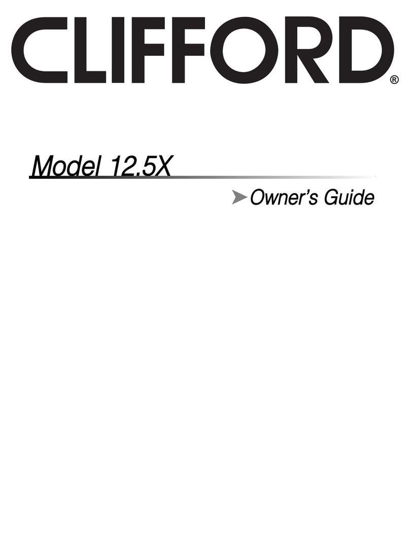 Clifford Matrix 12.5x User manual