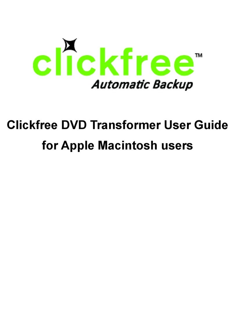 Clickfree DVD Transformer User manual