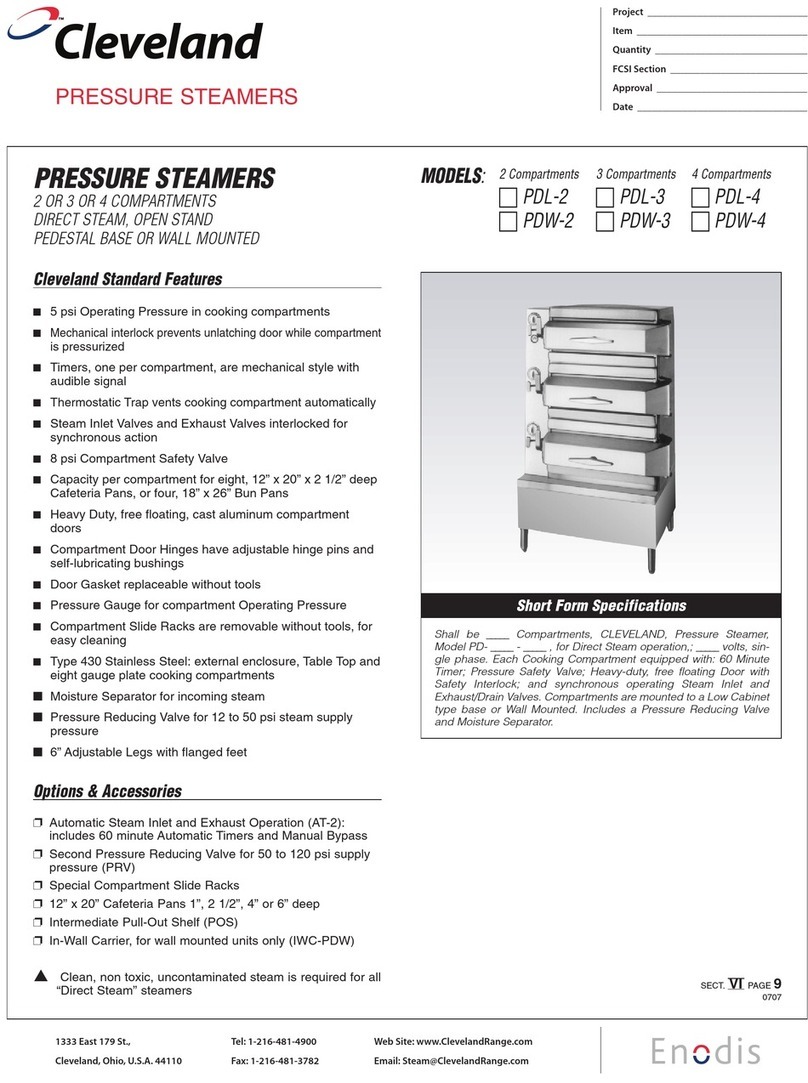 Cleveland PDL-3 User manual