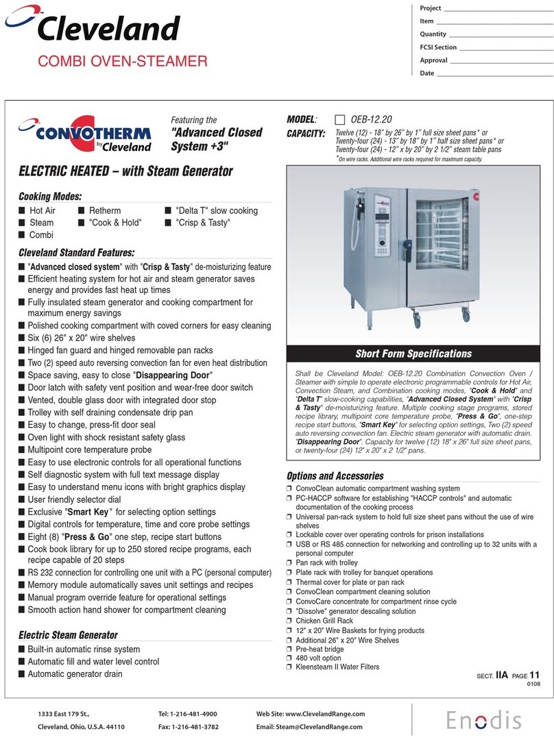 Cleveland OEB-12.20 Specification sheet