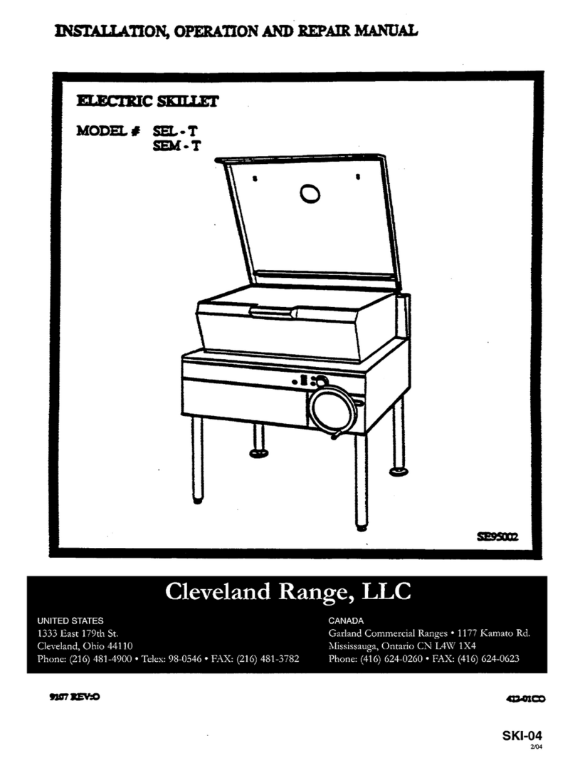 Cleveland SEL-T Installation & operation manual