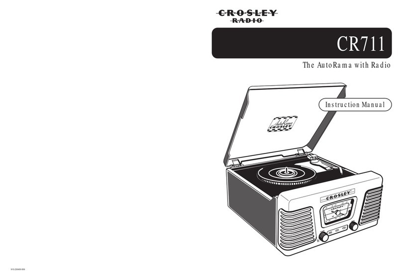 Crosley CR711 User manual