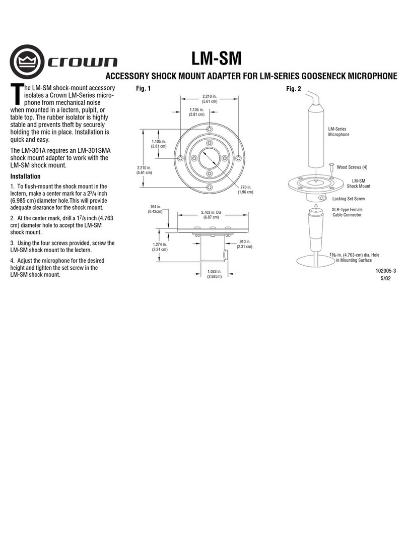 Crown LM-SM installation guide