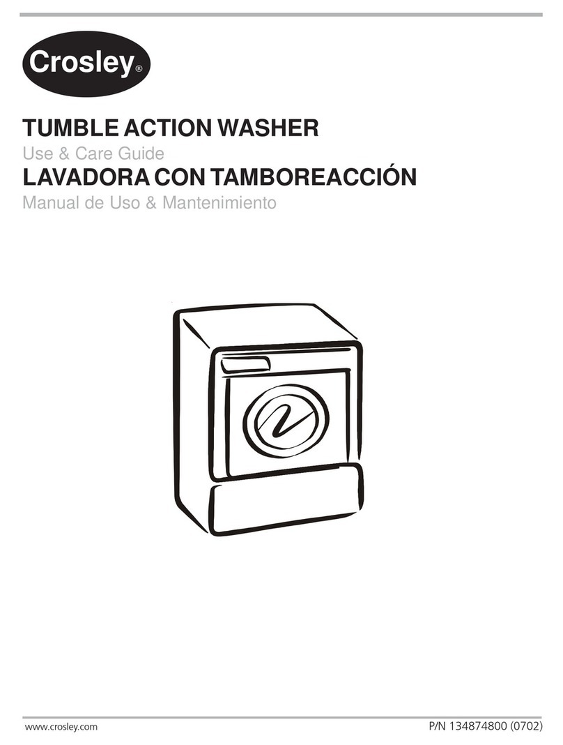 Crosley NLPWD15E User manual