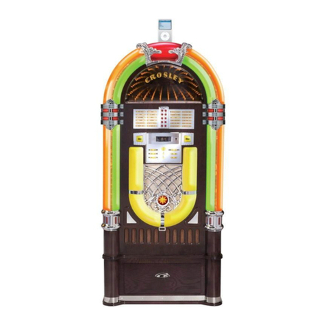 Crosley Crosley Full Size Jukebox CR12-3 User manual