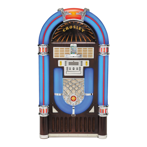 Crosley Jukebox with CD CR12-1 User manual