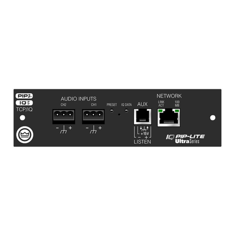 Crown IQ-PIP-LITE Specifications