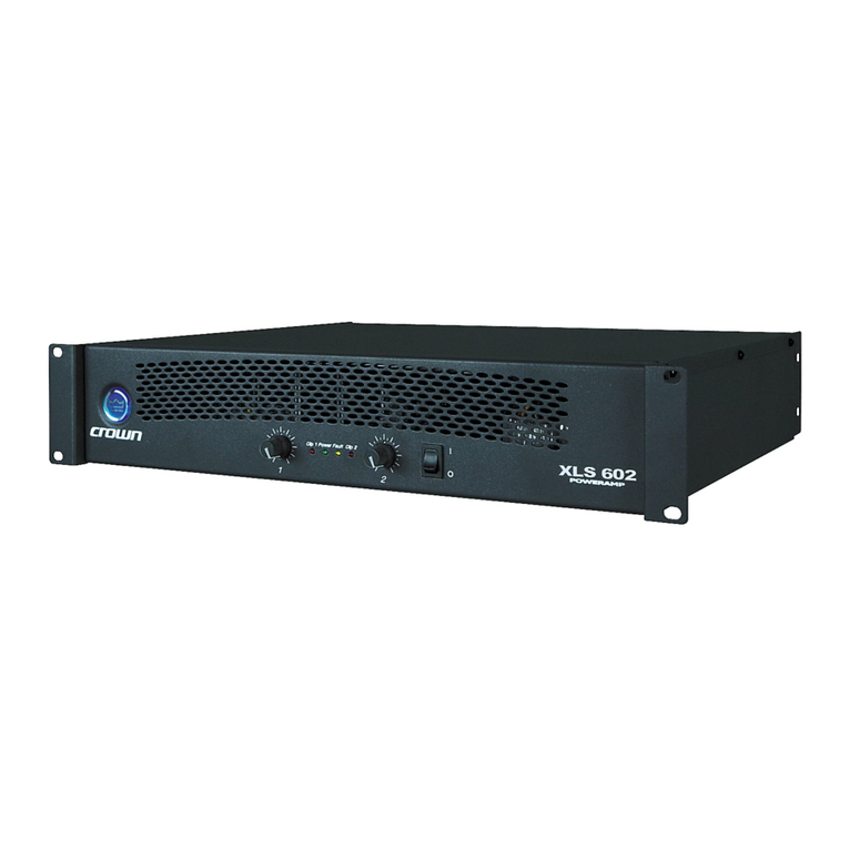 Crown XLS Series Operation manual