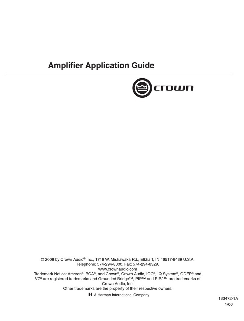 Crown 133472-1A User guide