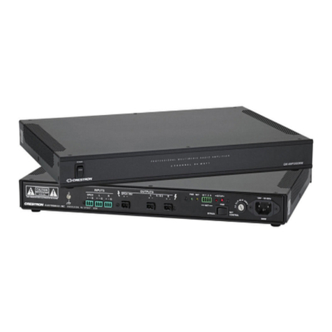 Crestron QM-AMP3x80 Series User manual