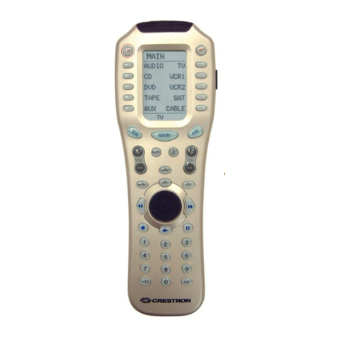 Crestron ML-500 Operation guide