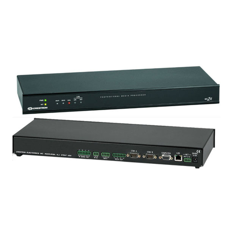 Crestron MC2E User manual Crestron MC2E User manual