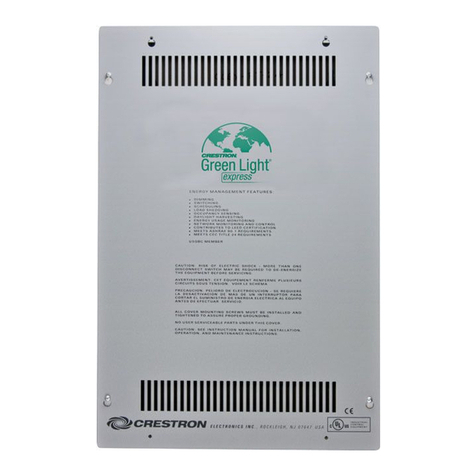 Crestron GREEN LIGHT GLPX-HSW-FT installation guide