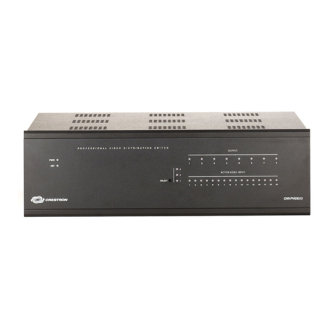 Crestron CNX-PVID8x3 User manual