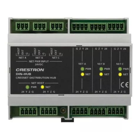 Crestron Green Light DIN-HUB Operations & installation guide Crestron Green Light DIN-HUB Operations & installation guide