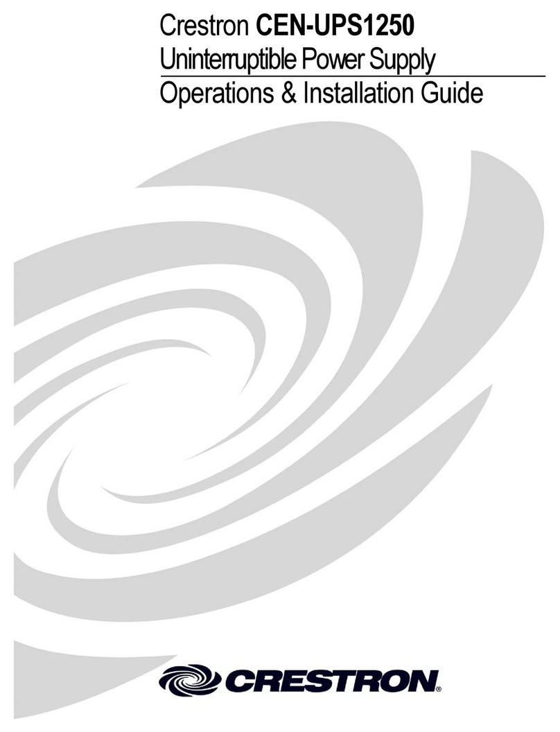 Crestron CEN-UPS1250 How to use