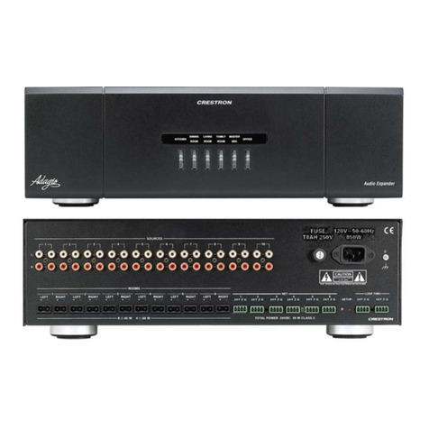 Crestron AudioExpander User manual