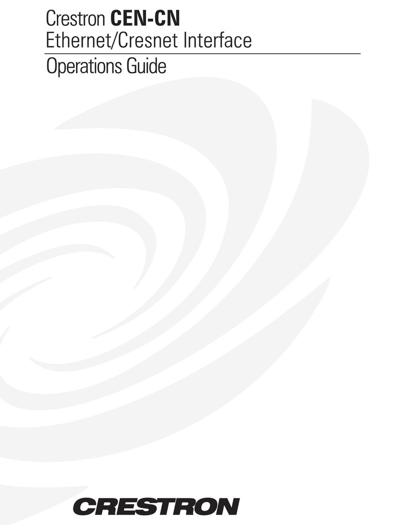 Crestron CEN-CN User manual