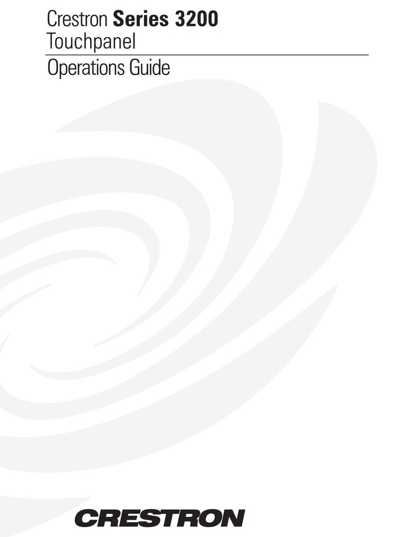 Crestron 3200 Series User manual