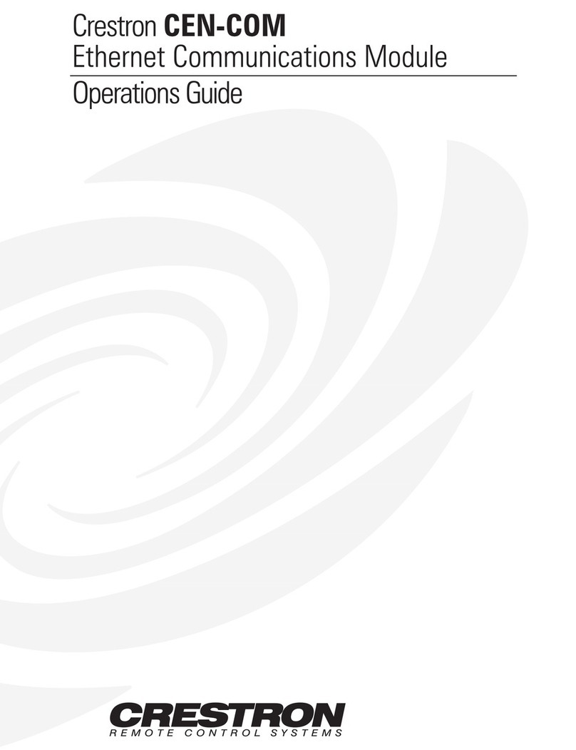 Crestron RS-232/42 User manual Crestron RS-232/42 User manual