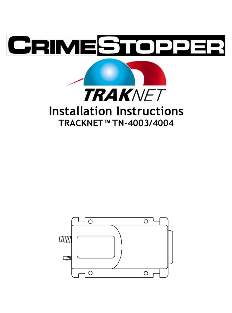CrimeStopper TRACKNET TN-4003 User manual