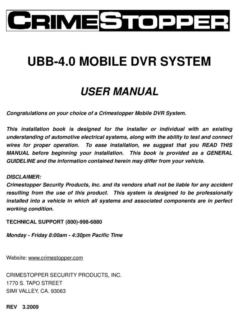 CrimeStopper DVR user manual