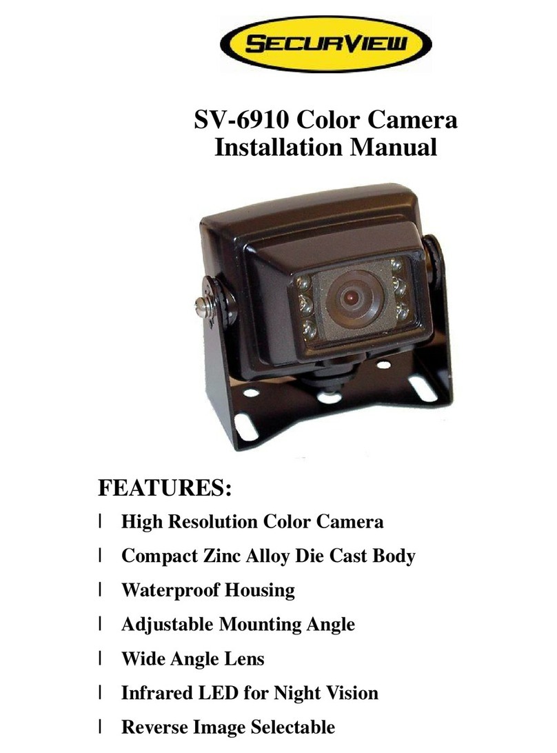 CrimeStopper SecurView SV-6910 installation manual