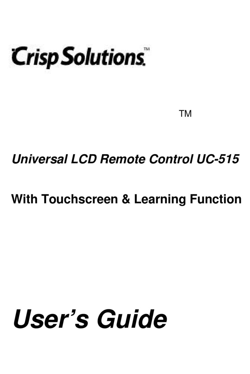 Crisp Solutions UCommand UC-515 user guide Crisp Solutions UCommand UC-515 user guide