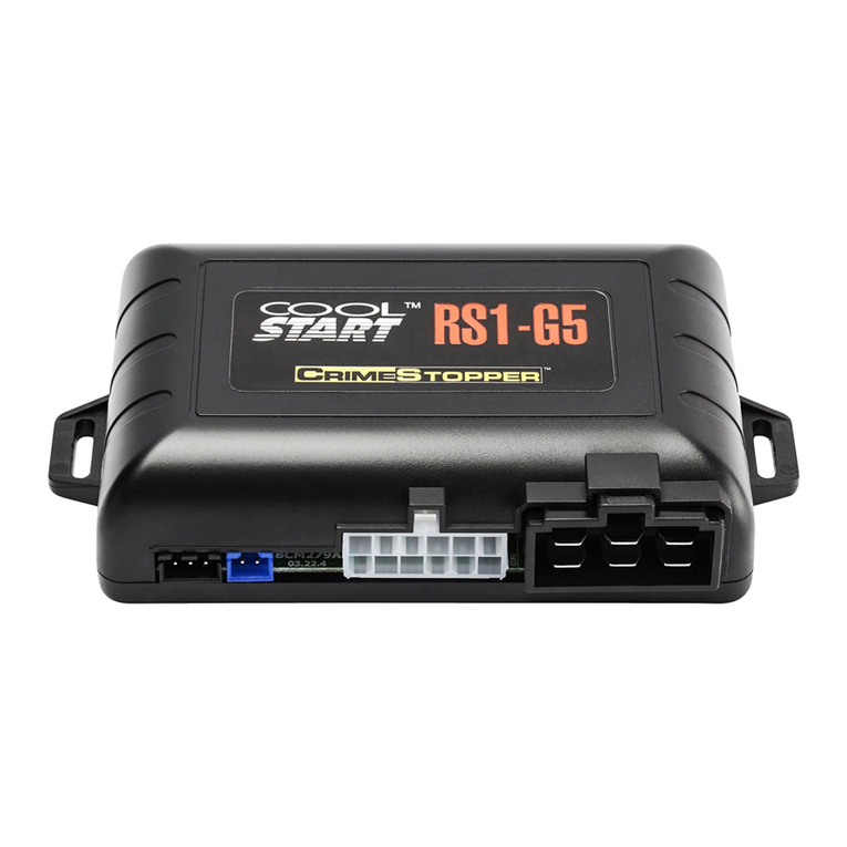 CrimeStopper Cool Start RS-00 User manual