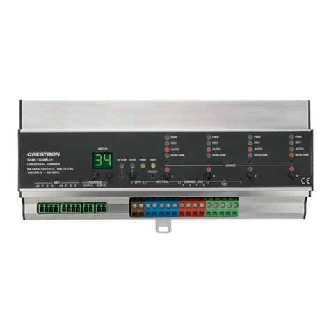 Crestron DIN-1DIMU4 How to use