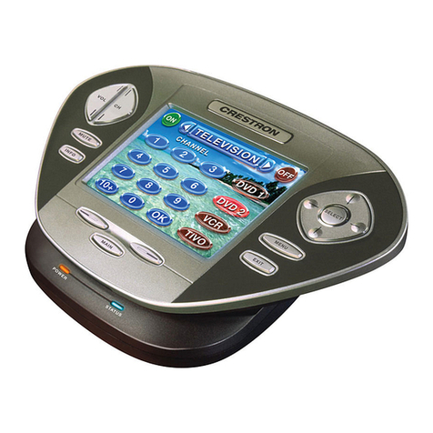 Crestron MiniTouch MT-1000C User manual