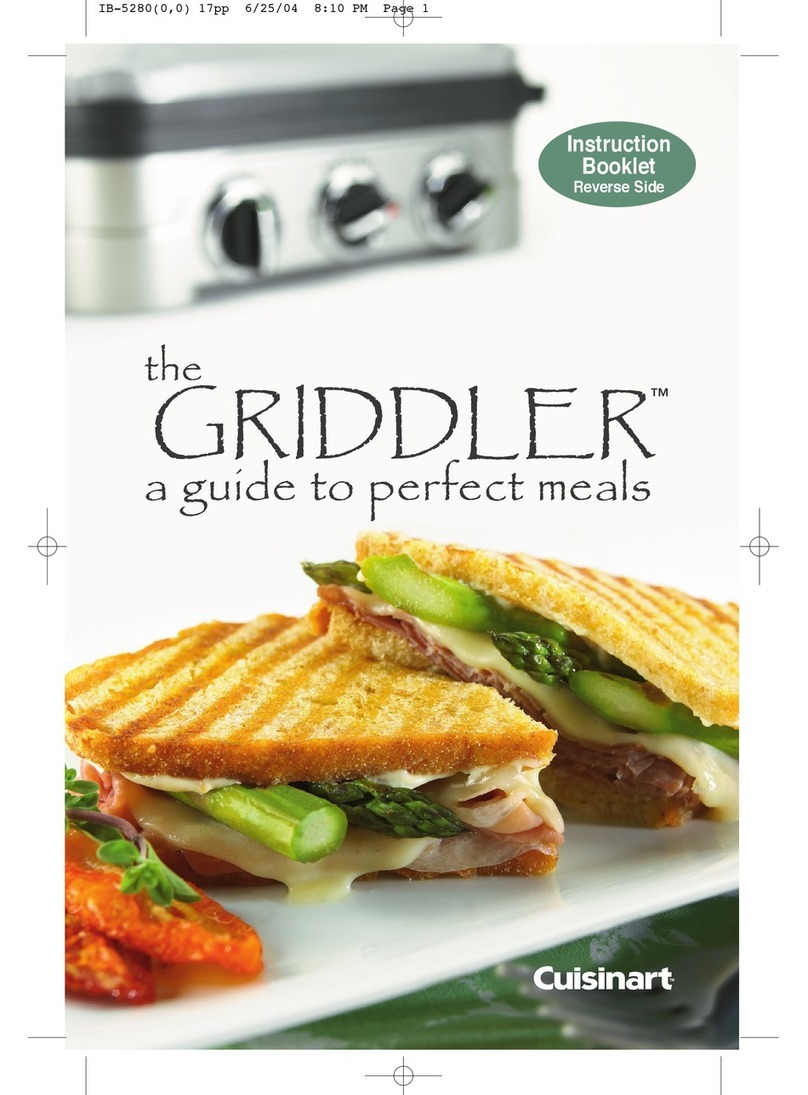Cuisinart GEW 509 IB-3A3 Recipe booklet