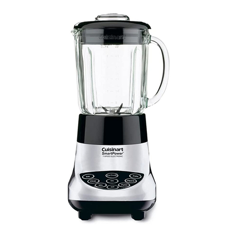 Cuisinart SPB-7CH - SmartPower Electronic Blender Service manual