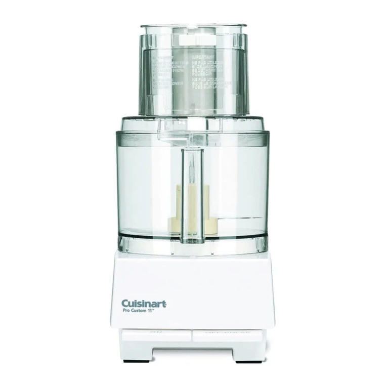 Cuisinart DLC-8S Series Service manual