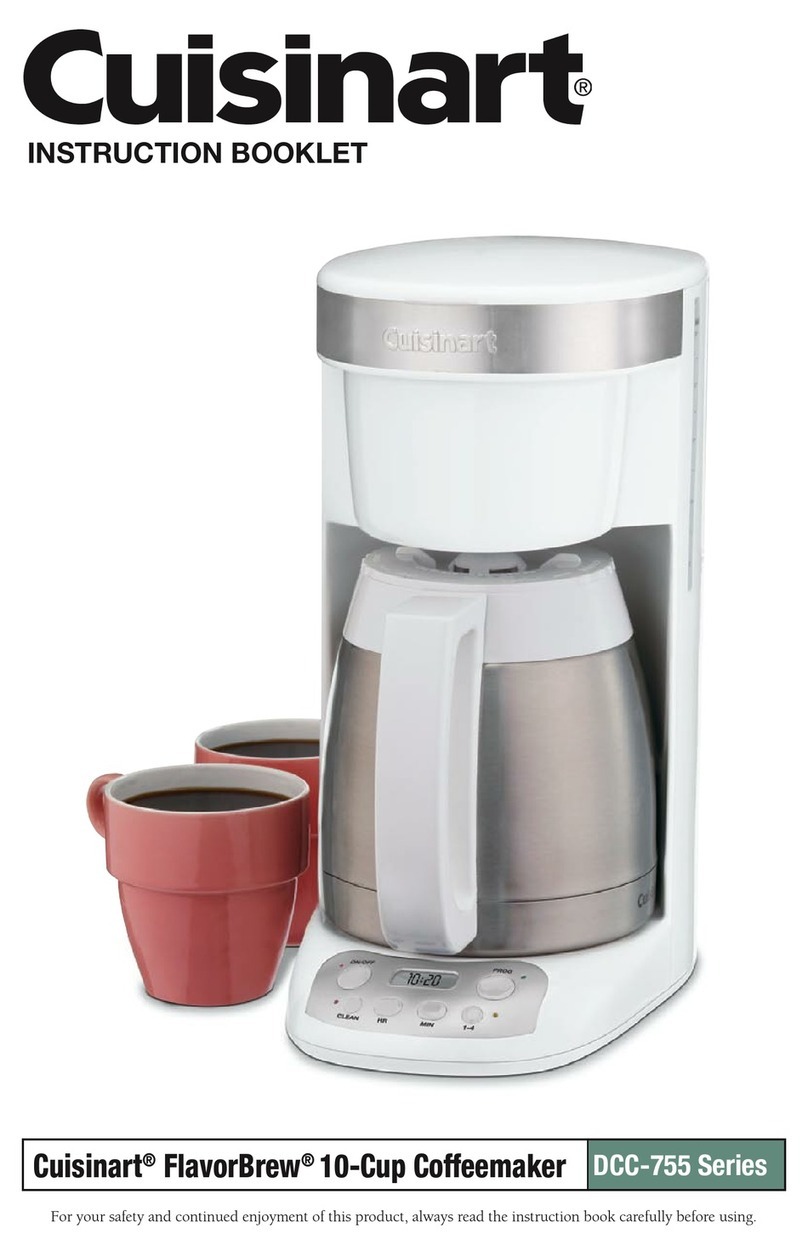 Cuisinart FlavorBrew DCC-755 Series Instruction booklet
