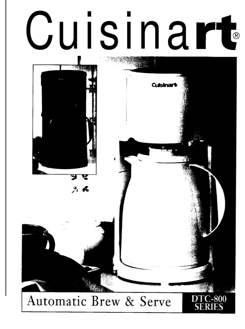 Cuisinart DTC-800 Series User manual