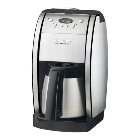 Cuisinart Grind & Brew Thermal DGB-600 User manual