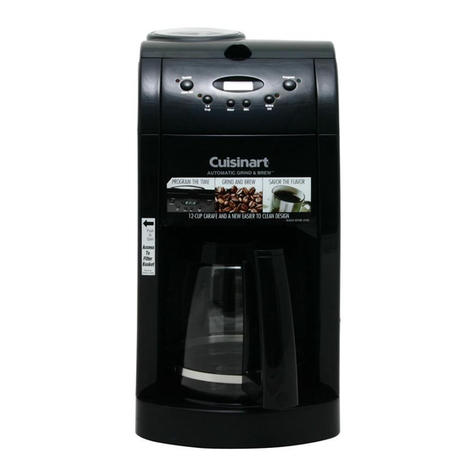 Cuisinart Grind & Brew DGB-500 instruction manual